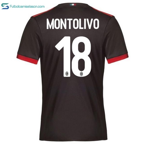 Camiseta Milan 3ª Montolivo 2017/18